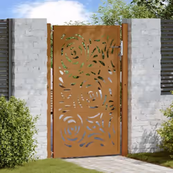 Ce portail de jardin, offrant une combinaison parfaite de résistance et de élégance, constitue un point d'entrée idéal pour l ...