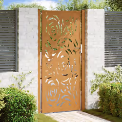 Ce portail de jardin, offrant une combinaison parfaite de résistance et de élégance, constitue un point d'entrée idéal pour l ...