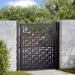 Ce portail de jardin, offrant une combinaison parfaite de résistance et de élégance, constitue un point d'entrée idéal pour l ...