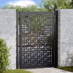 Ce portail de jardin, offrant une combinaison parfaite de résistance et de élégance, constitue un point d'entrée idéal pour l ...