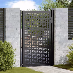Ce portail de jardin, offrant une combinaison parfaite de résistance et de élégance, constitue un point d'entrée idéal pour l ...