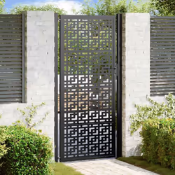 Ce portail de jardin, offrant une combinaison parfaite de résistance et de élégance, constitue un point d'entrée idéal pour l ...