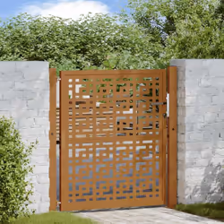 Ce portail de jardin, offrant une combinaison parfaite de résistance et de élégance, constitue un point d'entrée idéal pour l ...