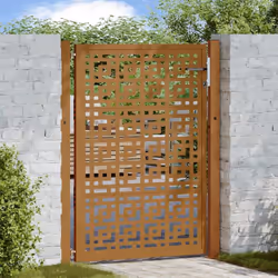 Ce portail de jardin, offrant une combinaison parfaite de résistance et de élégance, constitue un point d'entrée idéal pour l ...