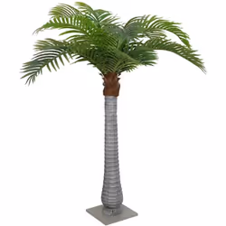 Ce palmier artificiel sera un choix parfait pour décorer votre entrée, salon ou bureau. Aspect réaliste : les feuilles du pal ...