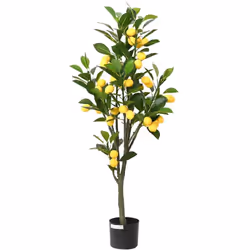 Ce citronnier artificiel sera un choix parfait pour orner votre entrée, votre salon ou votre bureau. Aspect réaliste : les fe ...