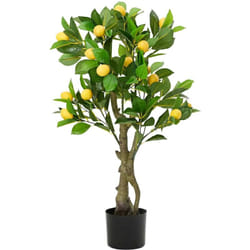 Citronnier artificiel 234 feuilles 90 cm vert vidaXL