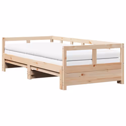 VidaXL 3321038, lit sofa, Blanc, Bois de pin, 2075 mm, 820 mm, 560 mm
