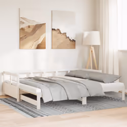 VidaXL 3321045 canapé lit sofa Blanc