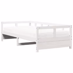VidaXL 3321048, lit sofa, Blanc, Bois de pin, 2075 mm, 870 mm, 560 mm