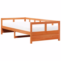 VidaXL 3321049, lit sofa, Blanc, Bois de pin, 2075 mm, 870 mm, 560 mm
