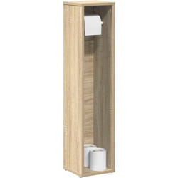 Vidaxl - Meuble de salle de bain avec porte-rouleau chêne sonoma