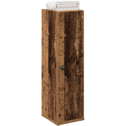Vidaxl - Meuble de salle de bain avec porte-rouleau vieux bois