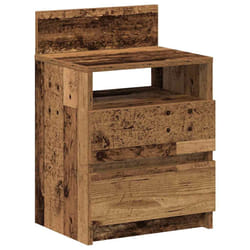 VidaXL 858574 Table de nuit et table de chevet 2 tiroir(s) Bois