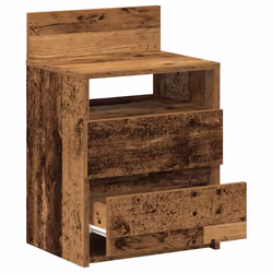 VidaXL 858575 Table de nuit et table de chevet Bois - Vue supplémentaire 5