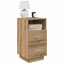 vidaXL Tables de chevet 2 pcs - Chêne artisanal