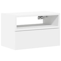 VidaXL 858596 Table de nuit et table de chevet Blanc
