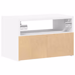 VidaXL 858596 Table de nuit et table de chevet Blanc - Vue supplémentaire 7
