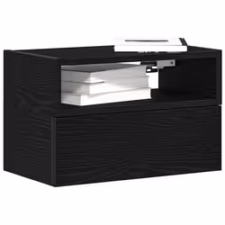 VidaXL 858598 Table de nuit et table de chevet Noir
