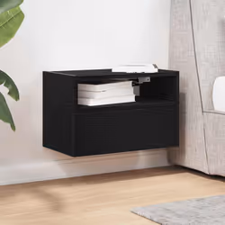 VidaXL 858598 Table de nuit et table de chevet Noir