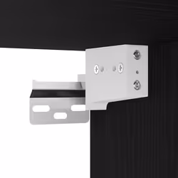 VidaXL 858598 Table de nuit et table de chevet Noir - Vue supplémentaire 8