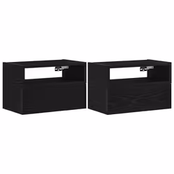 VidaXL 858599, Noir, 1 tiroir(s), Bois, 60 kg, 5 kg, 450 x 260 x 150 mm
