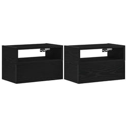 VidaXL 858599 Table de nuit et table de chevet 1 tiroir(s) Noir