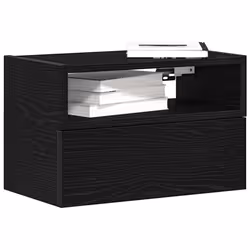 VidaXL 858599 Table de nuit et table de chevet 1 tiroir(s) Noir