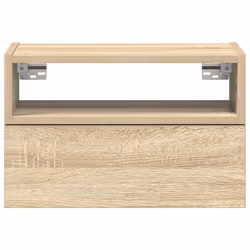 VidaXL 858600 Table de nuit et table de chevet Chêne - Vue supplémentaire 4