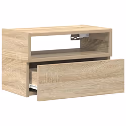 VidaXL 858600 Table de nuit et table de chevet Chêne - Vue supplémentaire 5