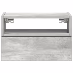 VidaXL 858602 Table de nuit et table de chevet Couleur du béton - Vue supplémentaire 4