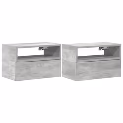 VidaXL 858603, Couleur du béton, 1 tiroir(s), Bois, 60 kg, 5 kg, 450 x 260 x 150 mm