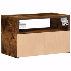 VidaXL 858604 Table de nuit et table de chevet Chêne - Vue supplémentaire 7