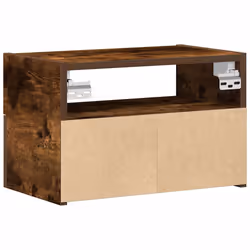 VidaXL 858605 Table de nuit et table de chevet 1 tiroir(s) Chêne - Vue supplémentaire 7