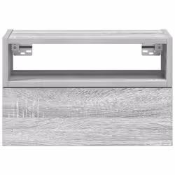 VidaXL 858606 Table de nuit et table de chevet Chêne - Vue supplémentaire 4