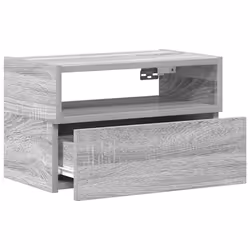 VidaXL 858606 Table de nuit et table de chevet Chêne - Vue supplémentaire 5