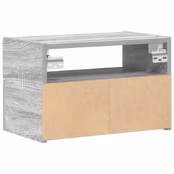 VidaXL 858606 Table de nuit et table de chevet Chêne - Vue supplémentaire 7