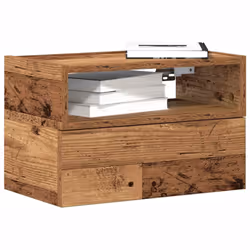 VidaXL 858610 Table de nuit et table de chevet Bois - Vue supplémentaire 2