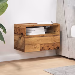 VidaXL 858610 Table de nuit et table de chevet Bois - Vue supplémentaire 3