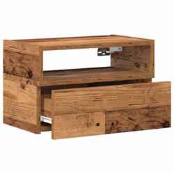 VidaXL 858610 Table de nuit et table de chevet Bois - Vue supplémentaire 5