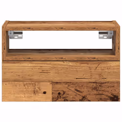 VidaXL 858611 Table de nuit et table de chevet 1 tiroir(s) Bois - Vue supplémentaire 4