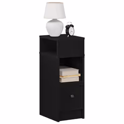 VidaXL 858616 Table de nuit et table de chevet Noir