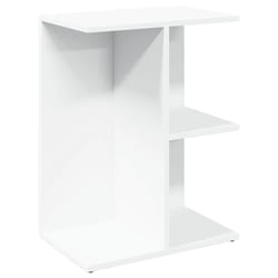 VidaXL 858650 Table de nuit et table de chevet Blanc