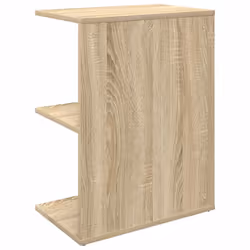 VidaXL 858655 Table de nuit et table de chevet Chêne - Vue supplémentaire 6