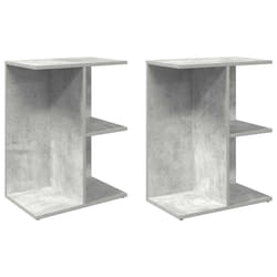 VidaXL 858657 Table de nuit et table de chevet Couleur du béton