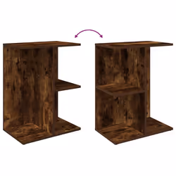 VidaXL 858658 Table de nuit et table de chevet Chêne - Vue supplémentaire 7