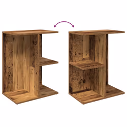 VidaXL 858665 Table de nuit et table de chevet Bois - Vue supplémentaire 7