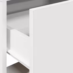 VidaXL 858669 Table de nuit et table de chevet 1 tiroir(s) Blanc - Vue supplémentaire 8
