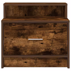 VidaXL 858676 Table de nuit et table de chevet Chêne - Vue supplémentaire 4