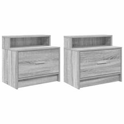VidaXL 858679 Table de nuit et table de chevet 1 tiroir(s) Chêne